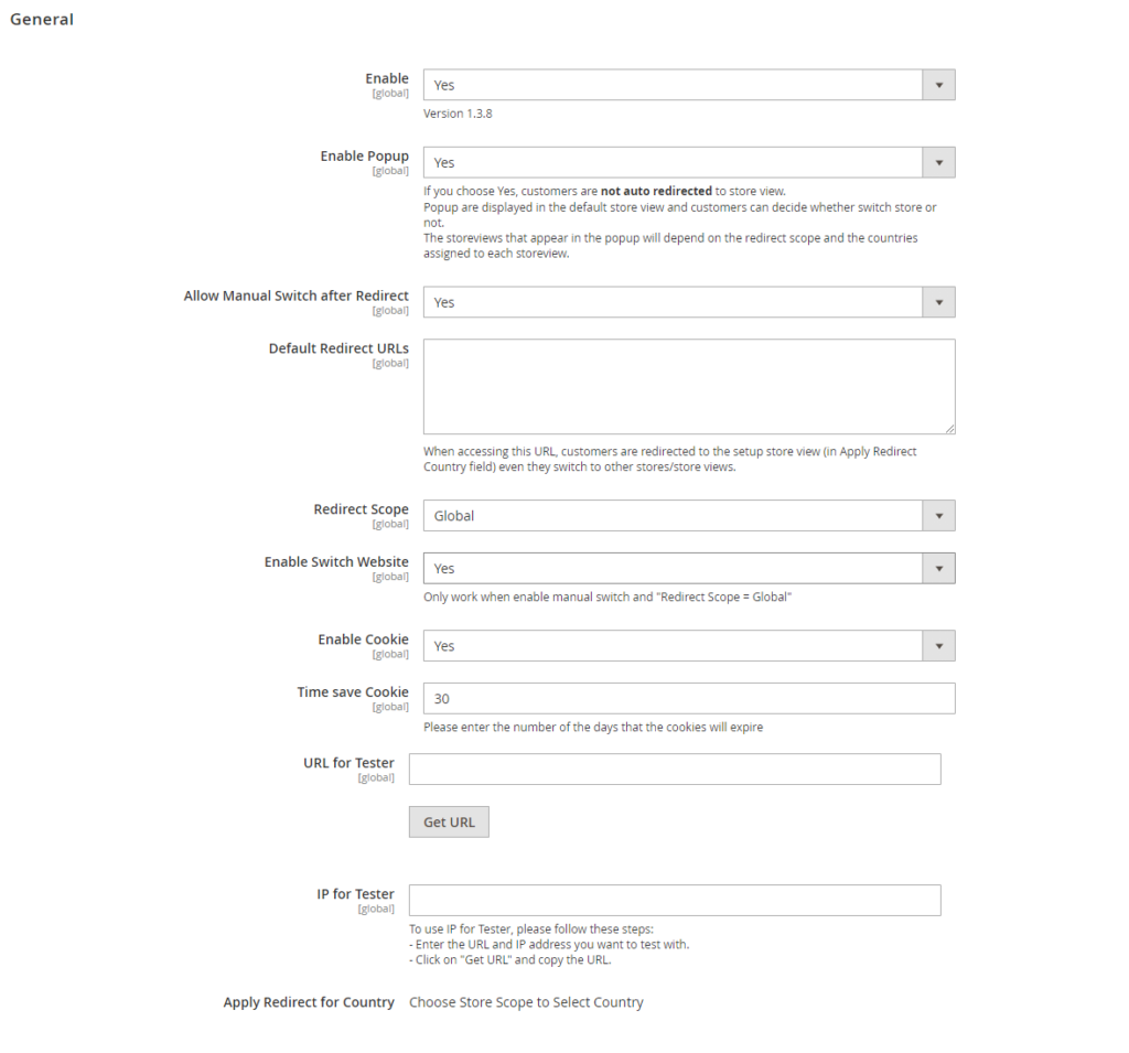 general config geoip