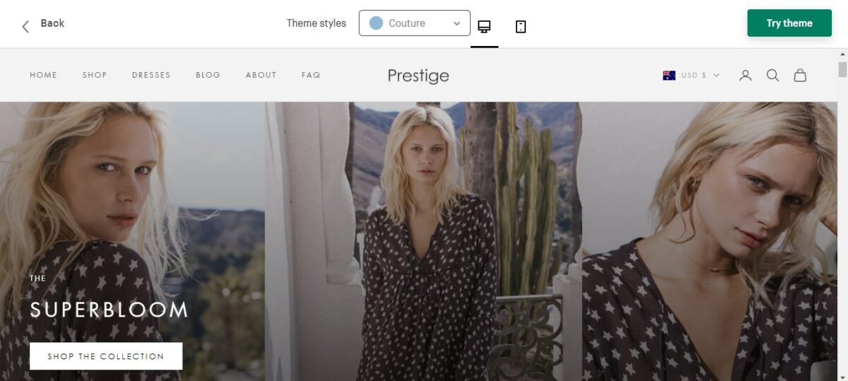 Prestige Shopify Theme Detailed Reviews Of Features And Benefits