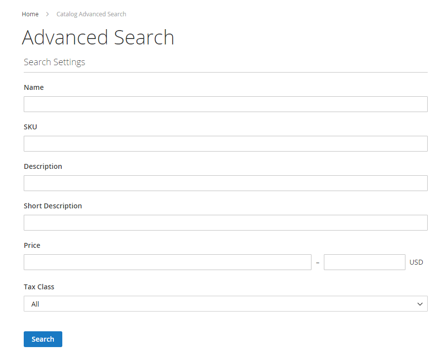 Magento 2 Advanced Search