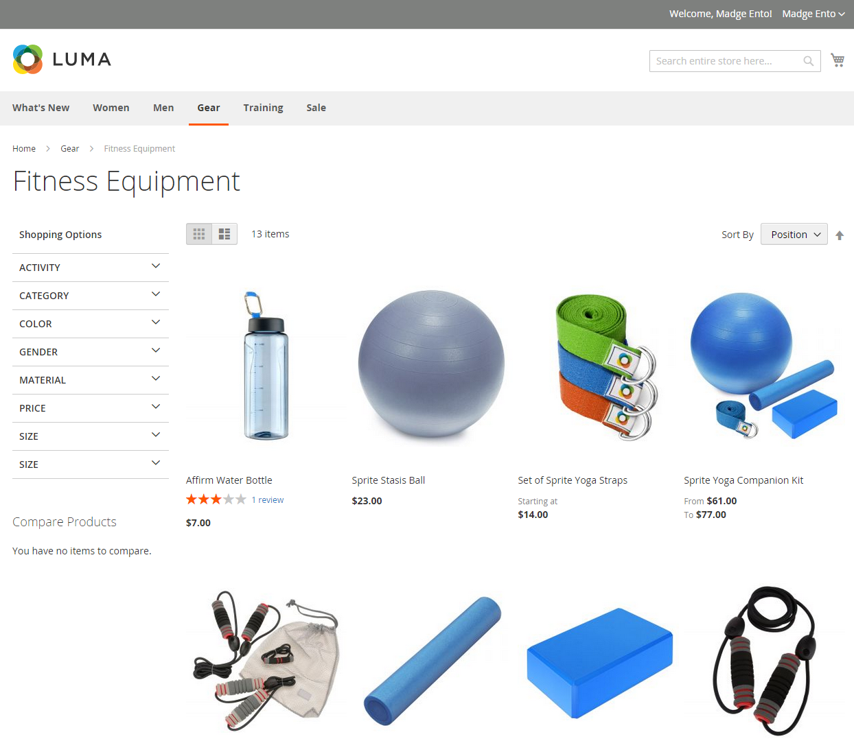 Magento 2 Product Listing