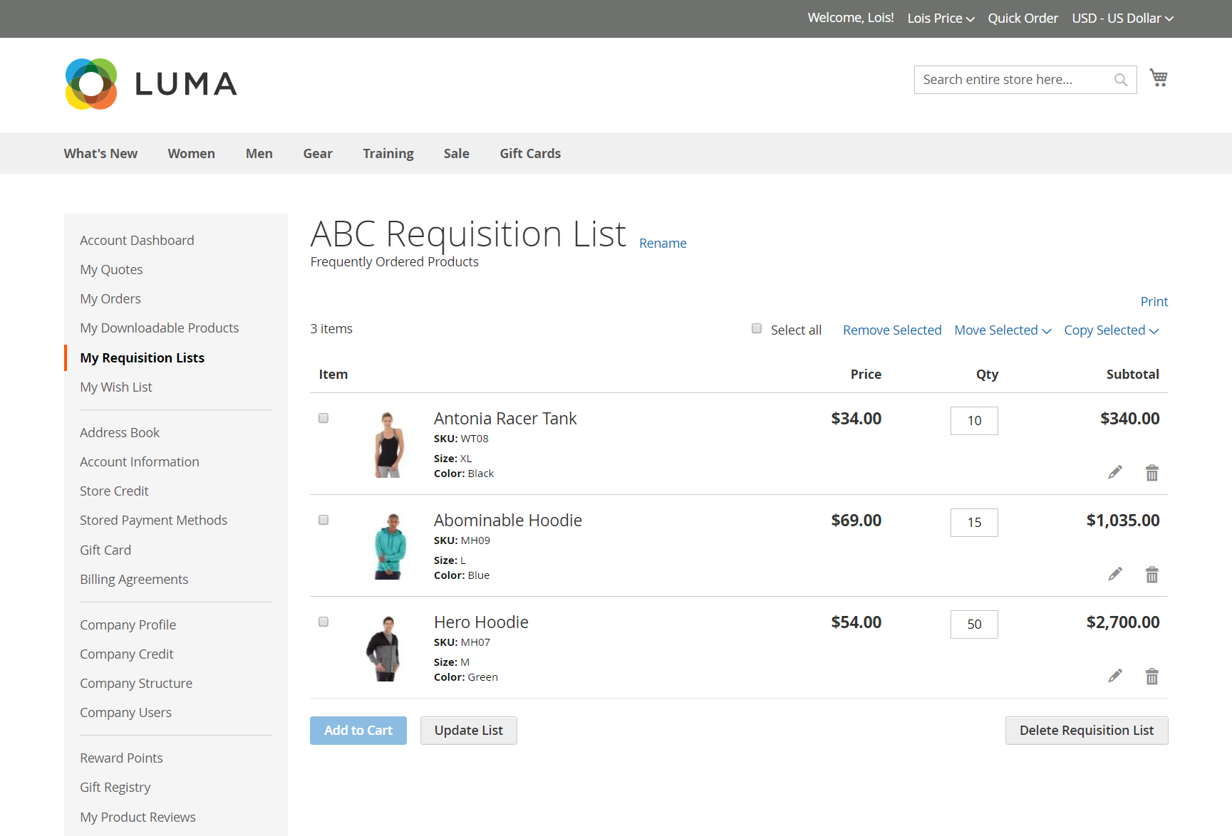 Magento-2-B2B-requisition-list