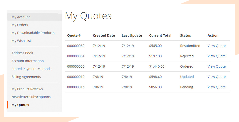 magento-2-my-quotes-section