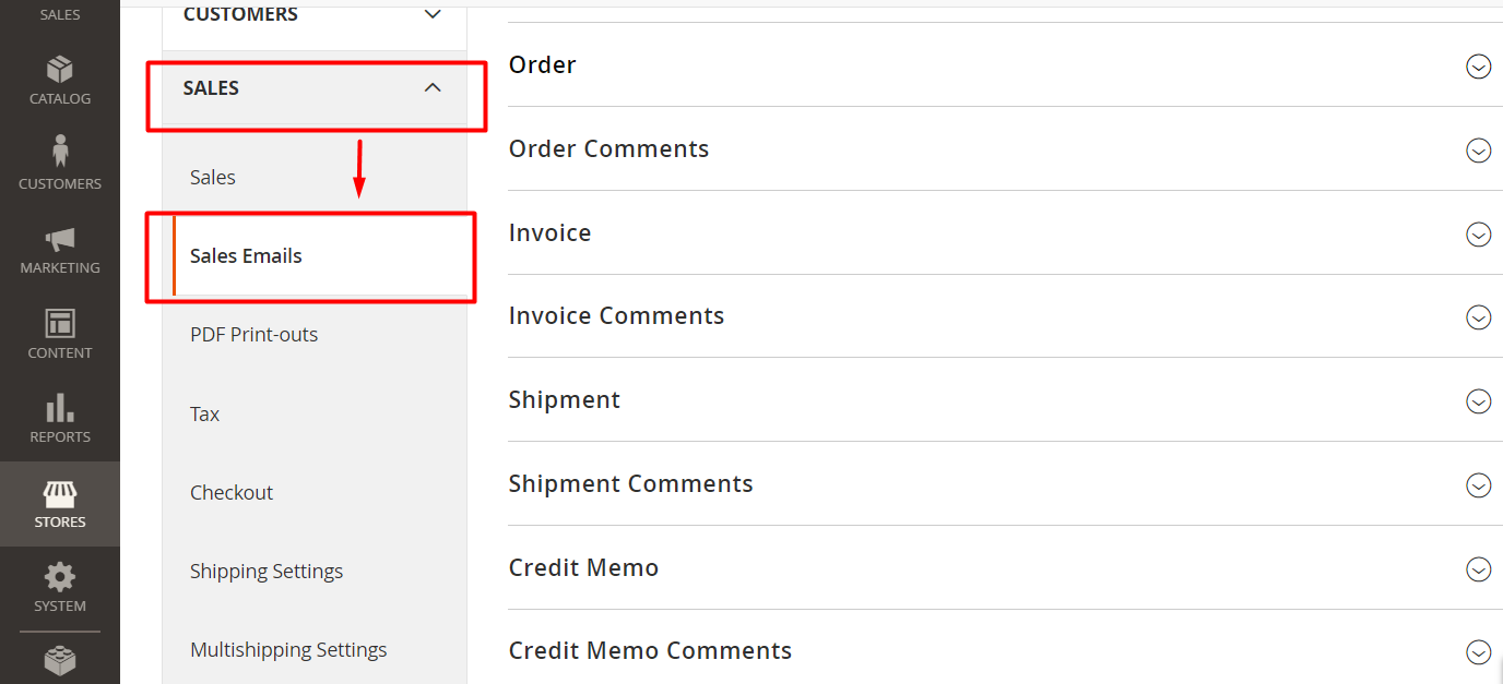 magento2-email-settings-sales-emails