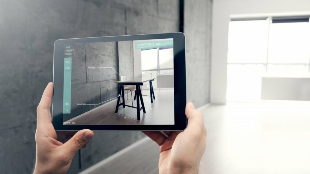 Visualize products at home with AR technology
