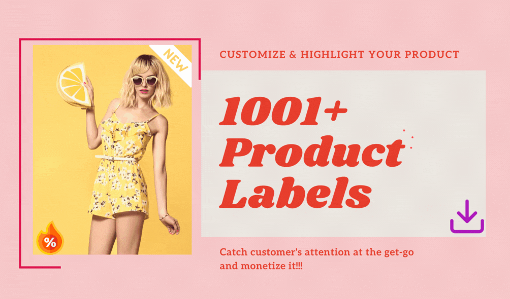 1001+ free product labels