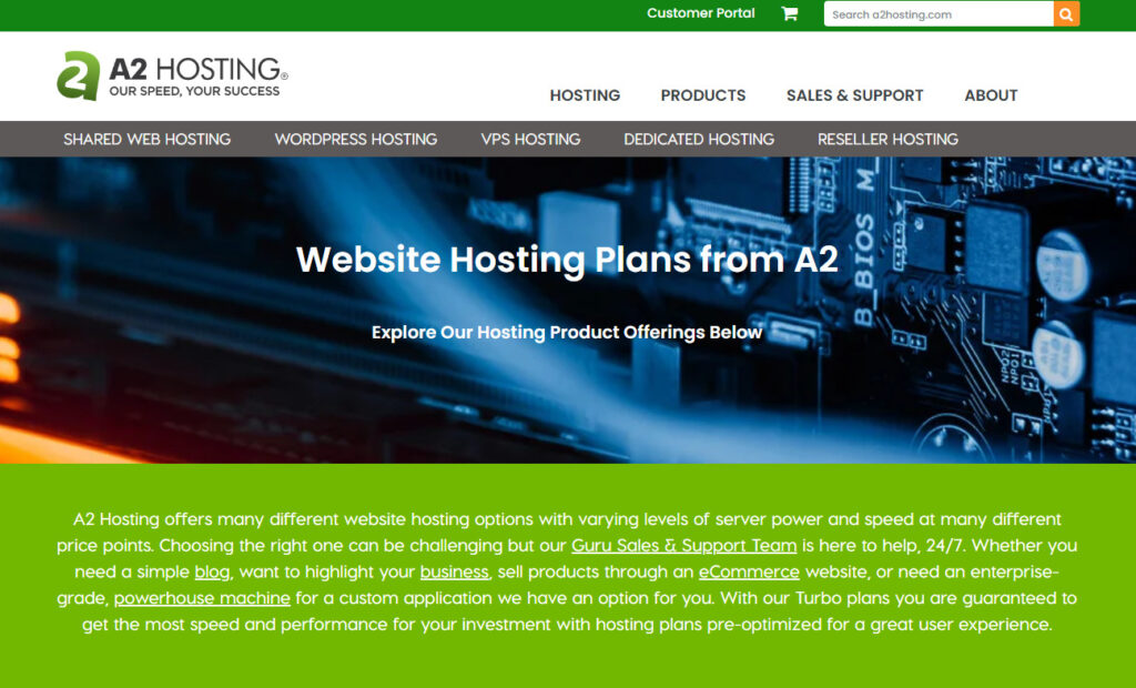 A2 hosting 