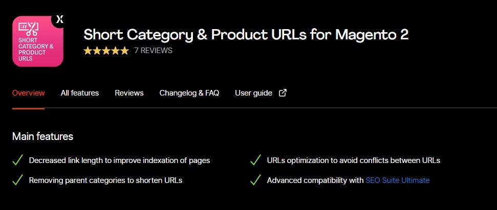 Short Category & Product URLs for Magento 2 - Mageworx