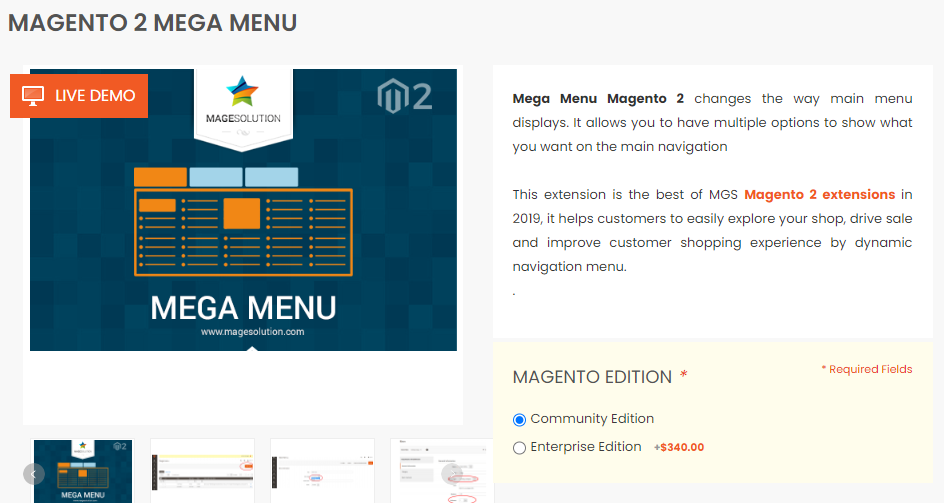 magesolution - Magento 2 Mega Menu Extension free