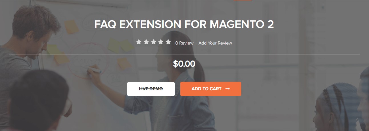 FAQ extension free for Magento 2 by Landofcoder