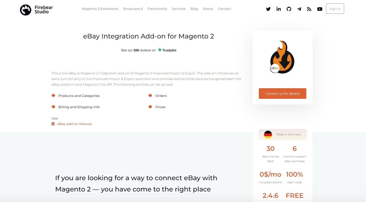 eBay Integration Add-on for Magento by Firebear Studio