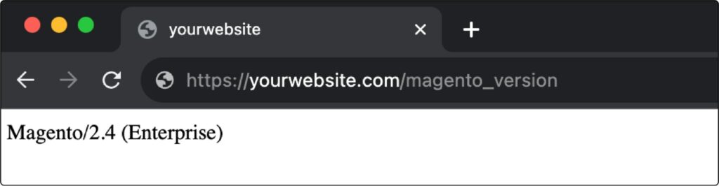 How to Check Magento Version via URL