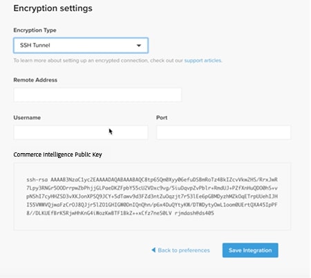 access your BI SSH keys