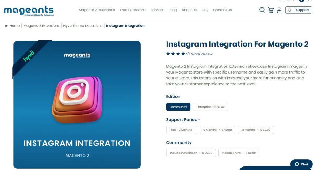 Instagram Integration For Magento 2 by MageAnts