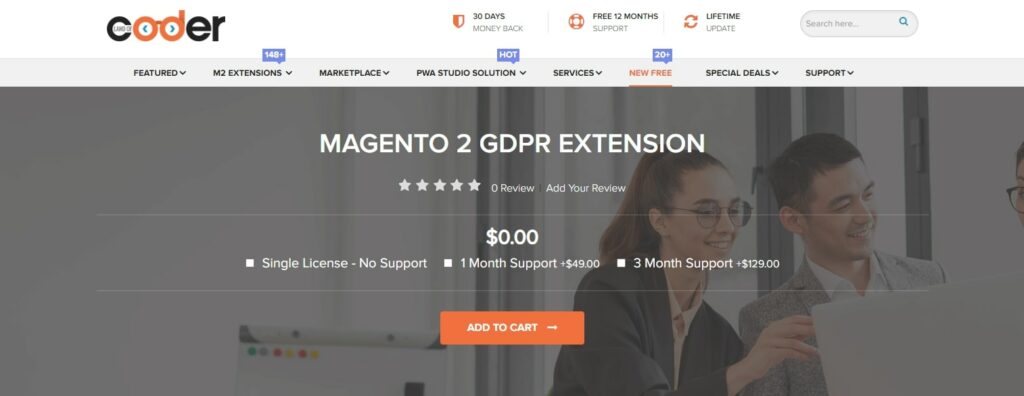 Magento 2 GDPR Extension Landofcoder