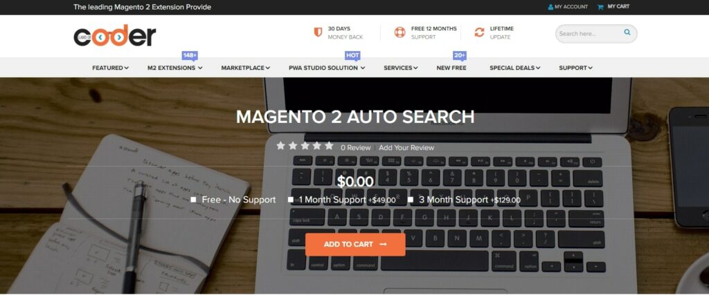 Free Magento 2 Auto Search by Landofcoder