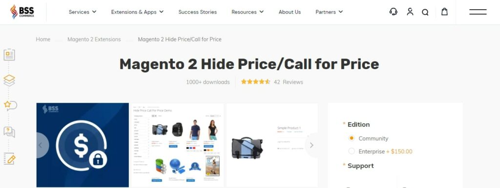 Magento 2 Hide Price and Call for Price by BSS Commerce