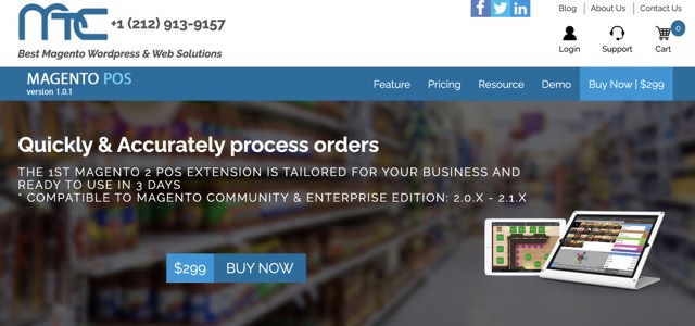 Magento 2 POS intergration by Wyomind