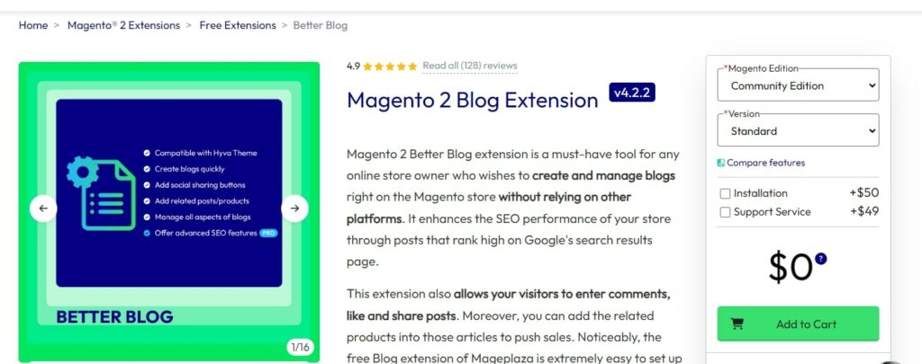 Magento 2 Blog Extension Mageplaza