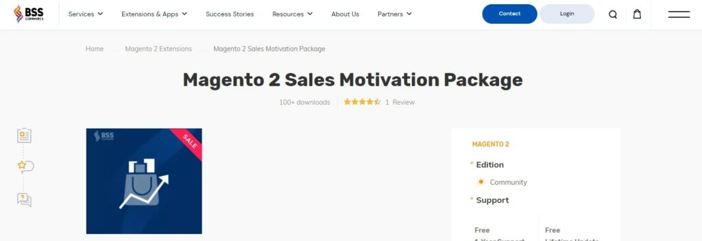 Magento 2 Sales Motivation Package BSS Commerce