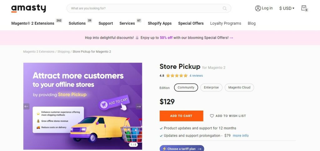 Magento 2 Store Pickup Extension Amasty