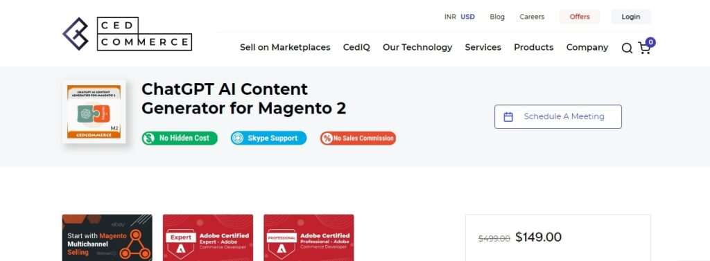 ChatGPT AI Content Generator for Magento 2 - CedCommerce