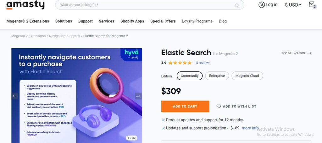 Elastic Search for Magento 2 - Amasty