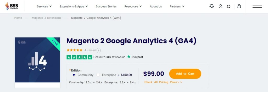 Magento 2 Google Analytics 4 (GA4) - BSS Commerce