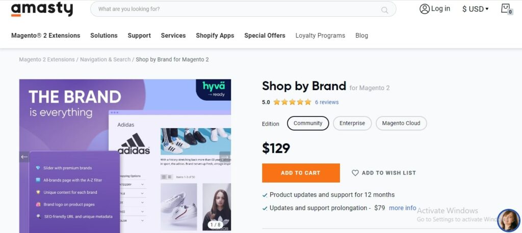 Shop by Brand for Magento 2 - Amasty