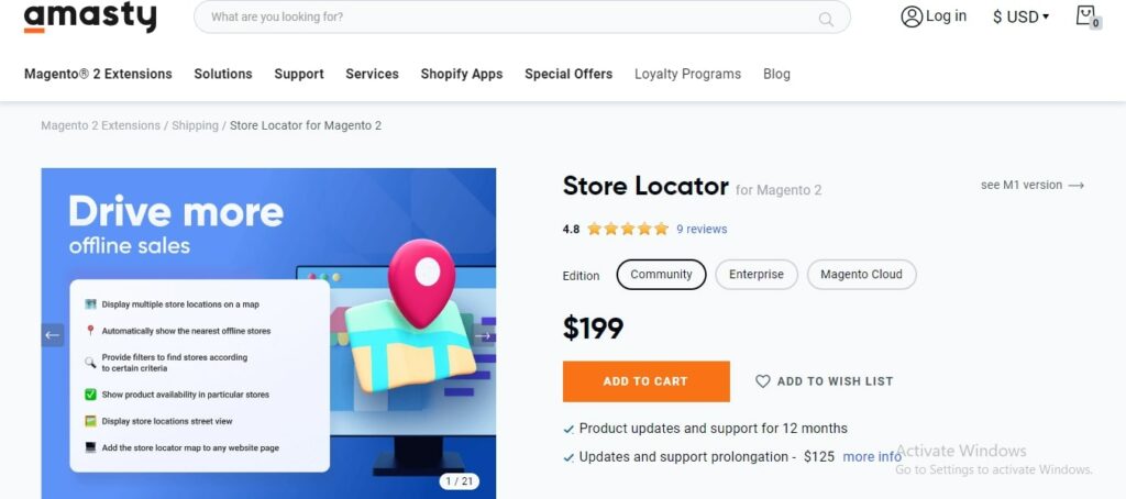 Store Locator for Magento 2 by Amasty