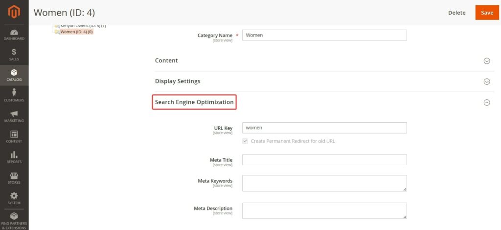 magento 2 seo guide category pages optimize title and descriptions