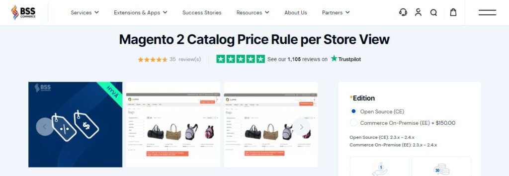 Magento 2 Catalog Price Rule per Store View - BSS Commerce