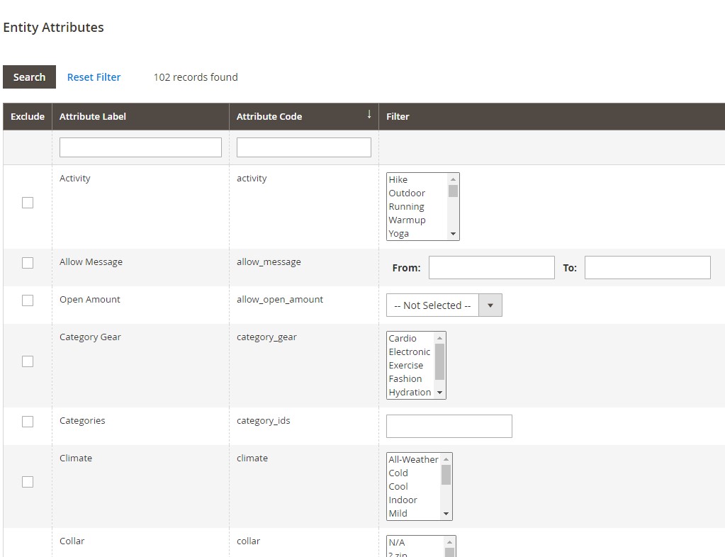 Setting Entity Attributes