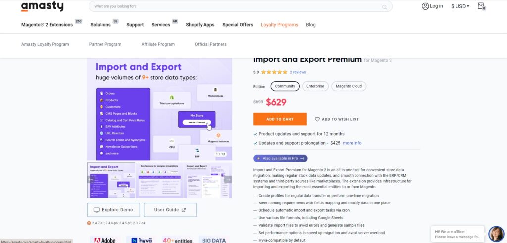 How to export all products in Magento 2 - amasty