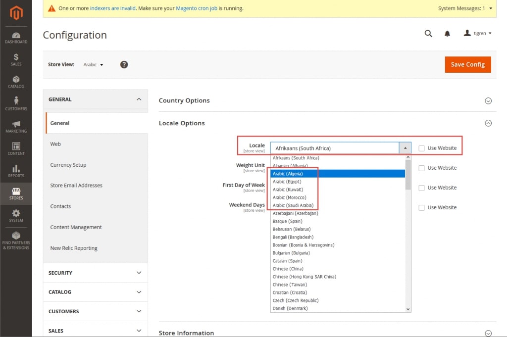 Configure Locales 2