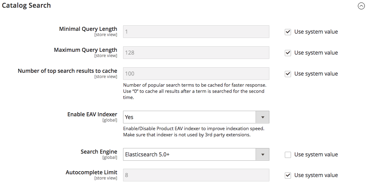 Magento 2 Elasticsearch