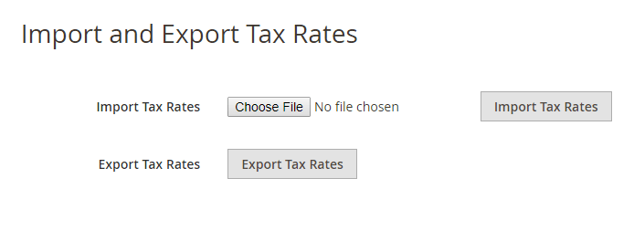 import tax rates