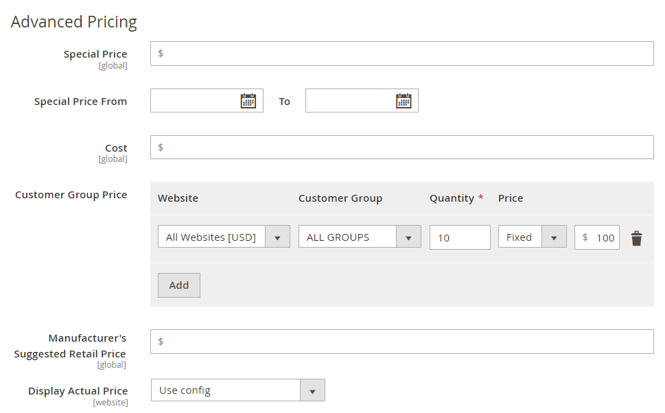 Advanced-pricing-Magento 2