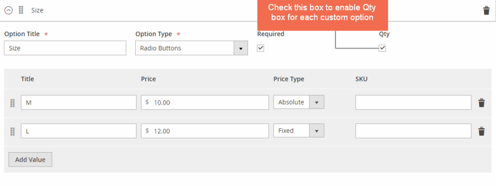 Magento 2 Custom Option Template by BSS Commerce