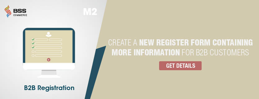 Magento 2 B2B Registration extension