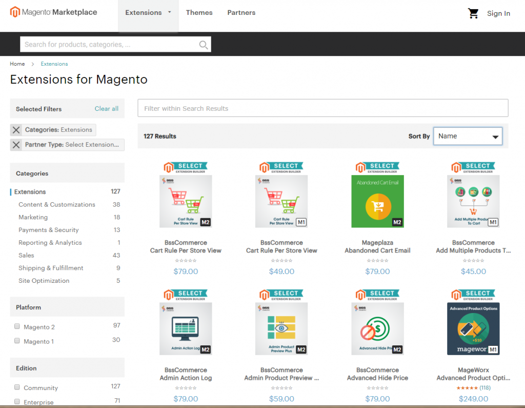 Magento-marketplace