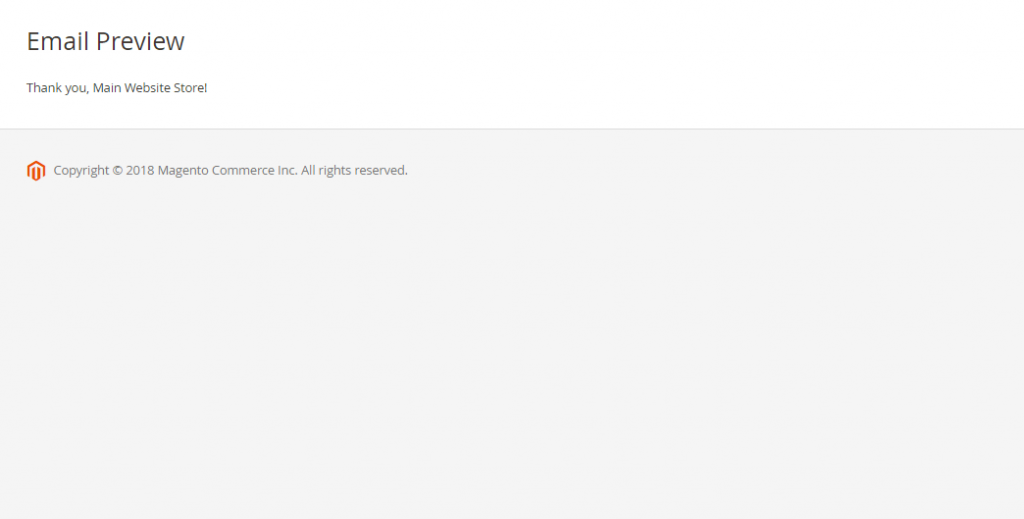 Magento 2 email footer preview 