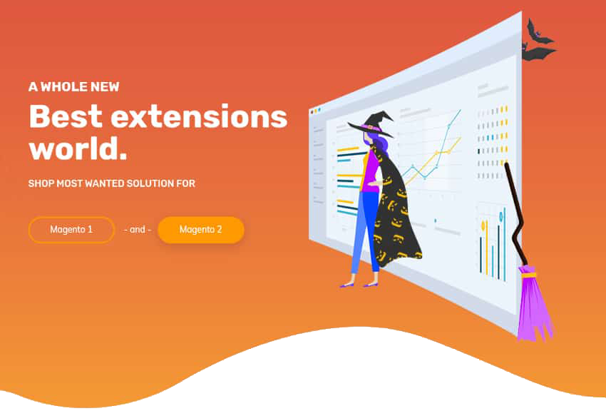 Halloween banner for Magento 2
