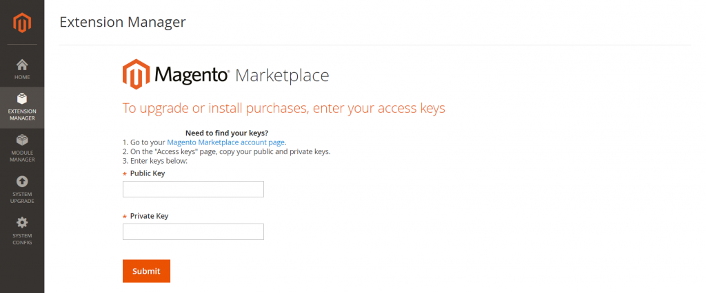 how-to-install-magento-2-theme-component-manager-paste-access-keys