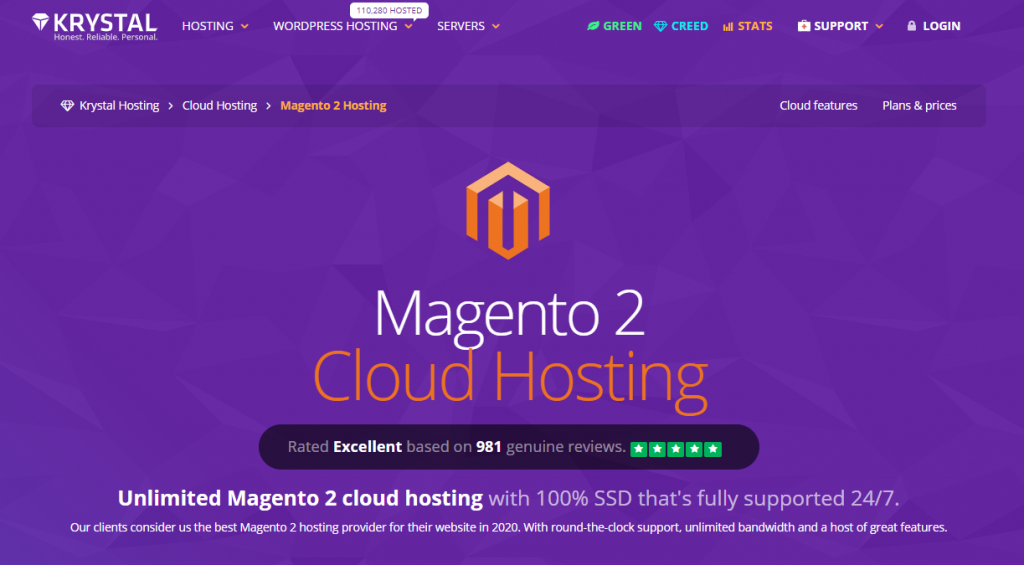 best magento hosting-krystal