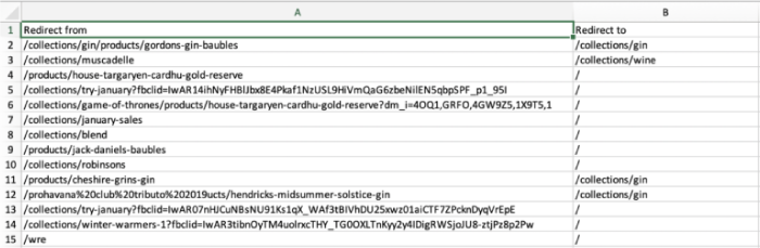 Magento-301-redirect-map