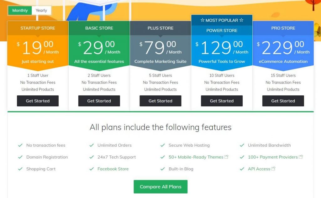 b2b ecommerce platform comparison-3dcart pricing