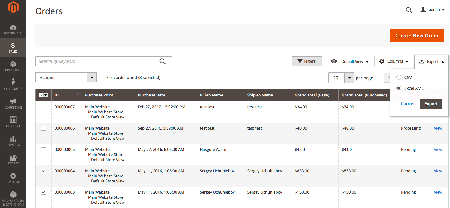 magento-2-export-order