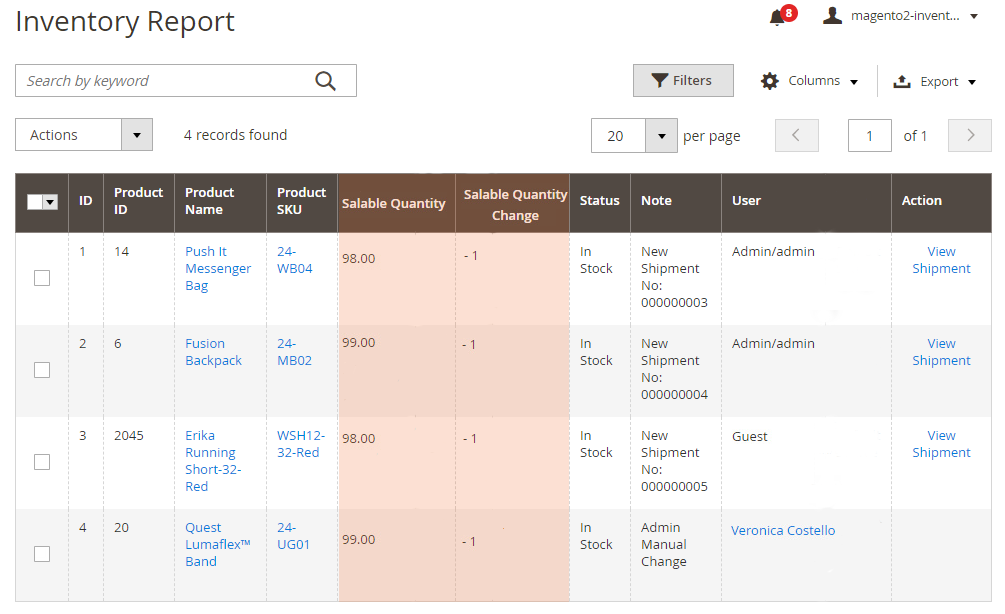 Best Magento Inventory Extension by BSS - M2 Inventory Report