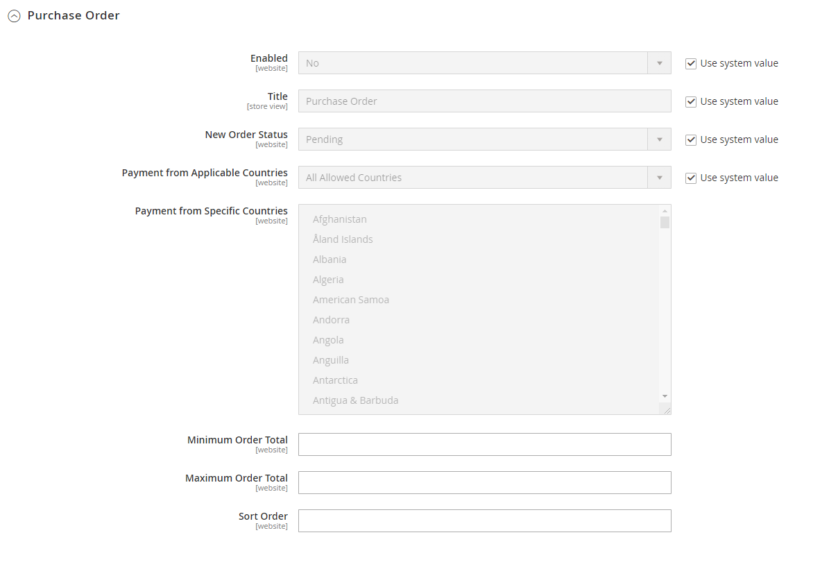 purchase-order-setting