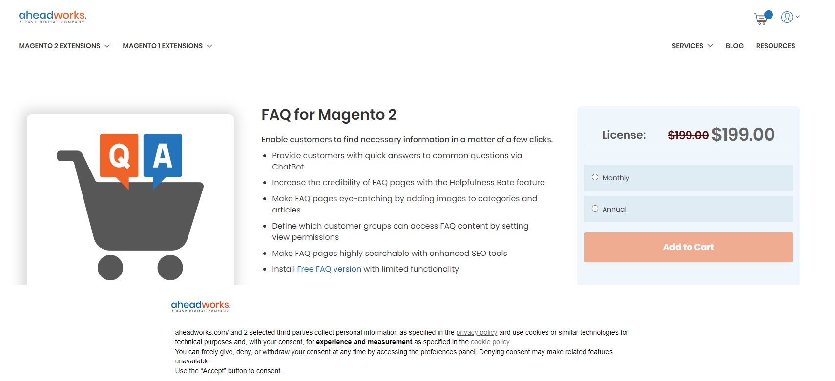 Magento 2 FAQ extension free and paid: FAQ for Magento 2 by Aheadworks